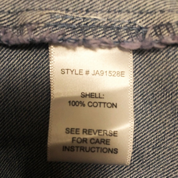 ARK NC. DENIM VEST WITH OPEN BACK AND TIES - Picture 6 of 6